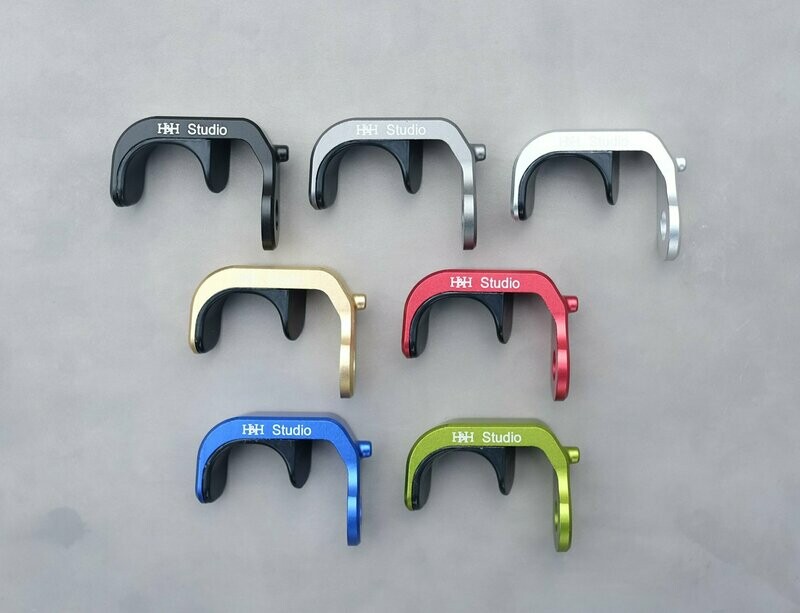 CNC Machined Front Axle Hook v.2 for Brompton (H&amp;H)