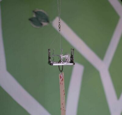 Brompton Iconic Fold Patterns Titanium Wind Chime (H&amp;H)