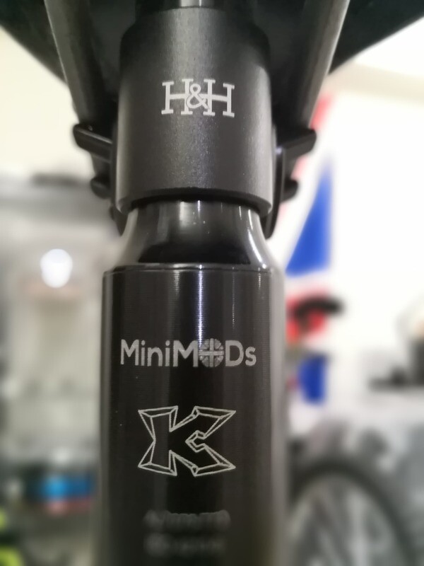 Brompton Seatpost Groovy Anti-Slip (MiniMODs) x Pentaclip (H&amp;H)