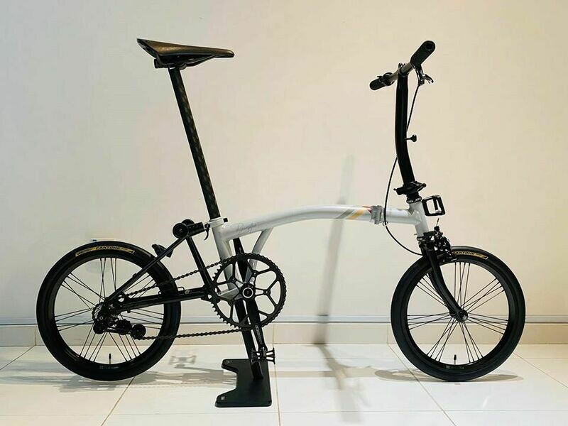 Brompton C-Line Wheelset (No rear hub) Reinforced 28 holes Wide Rims (MiniMODs)