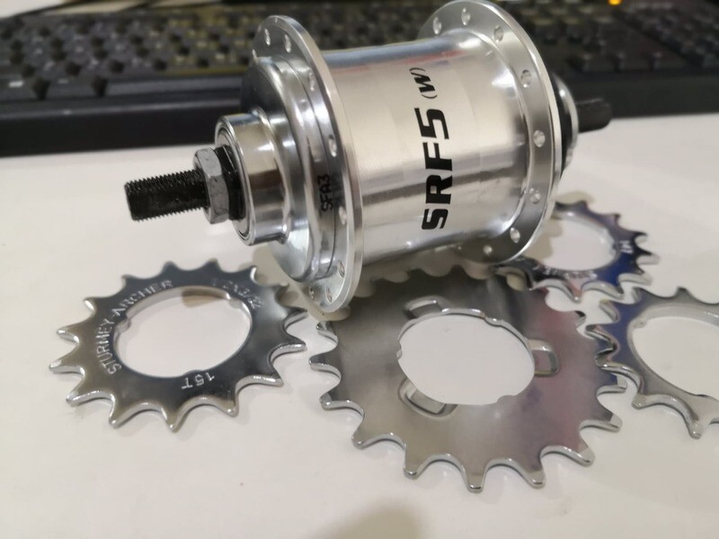 3 splines Sprocket Cog Options for Brompton 3 speed (BSR) or SRF-5(W) / SRAM Hub ( Sturmey Archer)