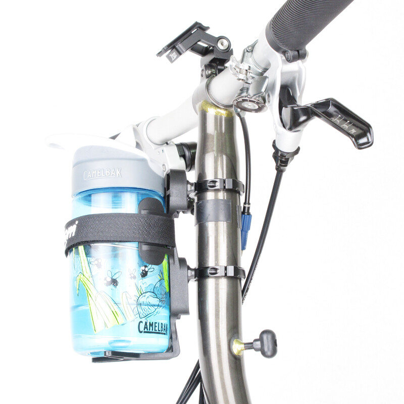 Brompton Duo Rings Water Bottle Cage Adapter on Stem Head Tube (Trigo)