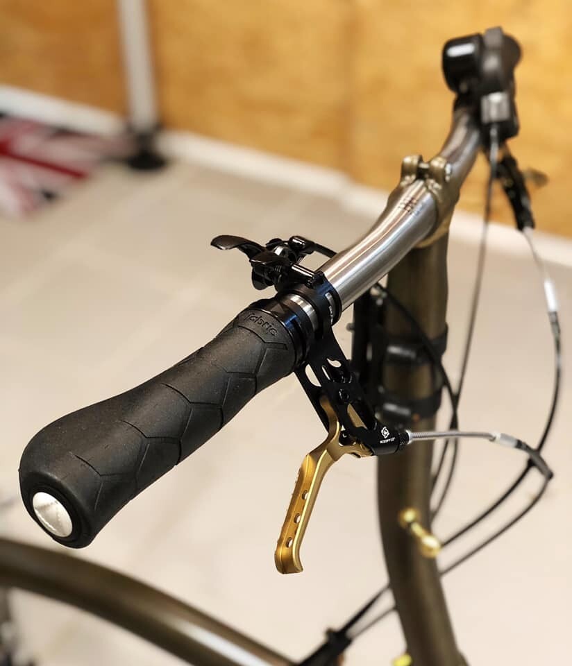 Brompton Titanium Ergonomic Riser M / Low rise / S type Handlebar