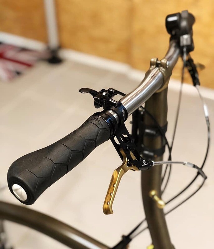 Brompton Titanium Ergonomic Riser M / Low rise / S type Handlebar (H&amp;H)