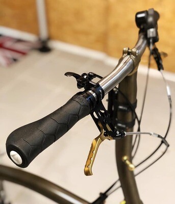 Brompton Titanium Ergonomic Riser M / Low rise / S type Handlebar (H&amp;H)