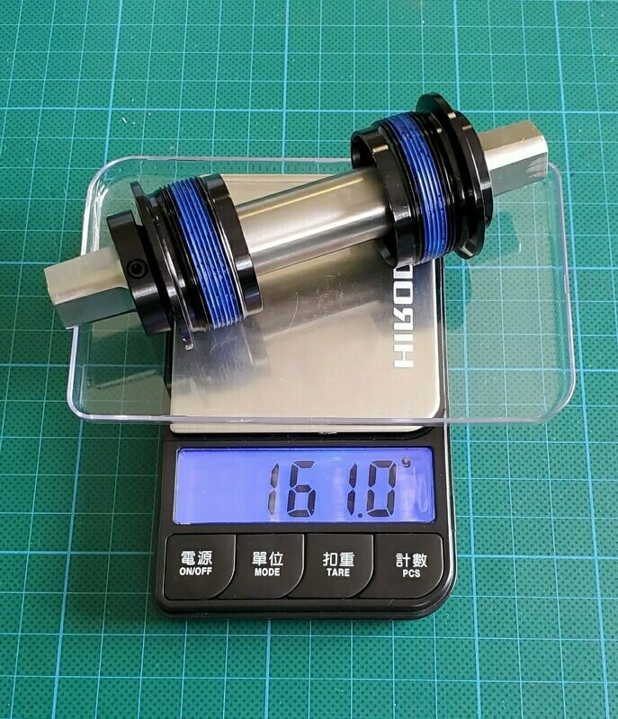 -82g Titanium Hollow Spindle Lightweight Bottom Bracket Chainline Adjustable for Brompton (H&amp;H)