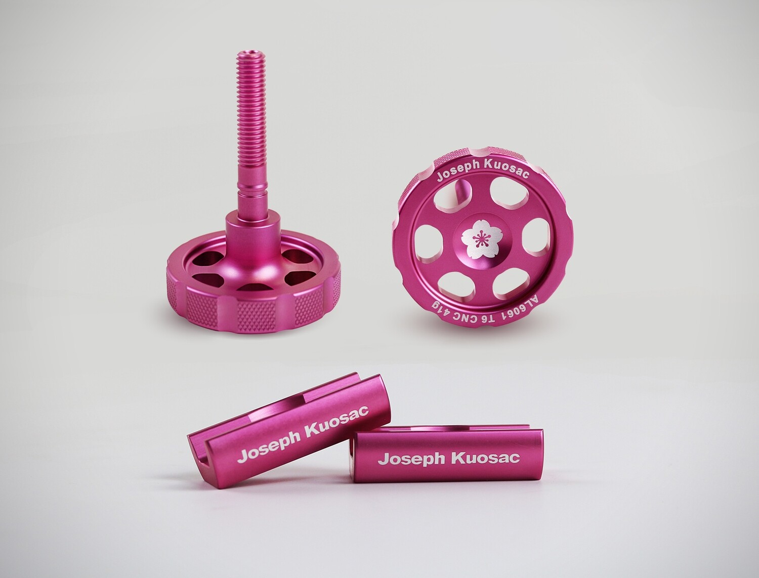 ジョセフクゼ　Knob Type Hinge Clemp Set ブロンプトン Knob type hinge clamp set lightweight for Brompton (Joseph