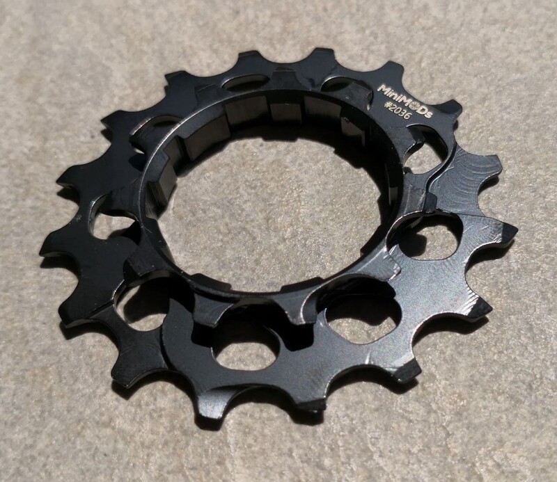 Brompton X2+1 Unibody Cog Set Thumb Shifter Barrel nut Kit (MiniMODs) 2S->3S or 6S->9S