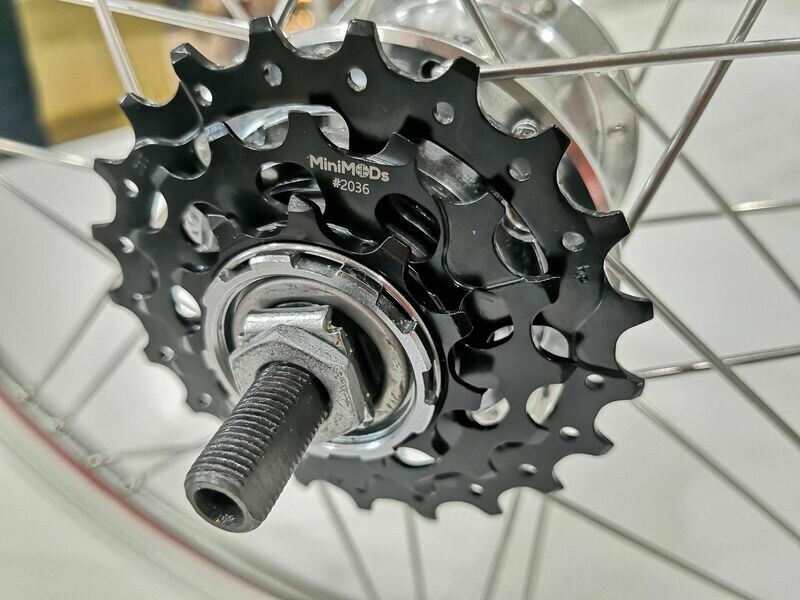 Brompton X2+1 Unibody Cog Set Thumb Shifter Barrel nut Kit (MiniMODs) 2S-&gt;3S or 6S-&gt;9S