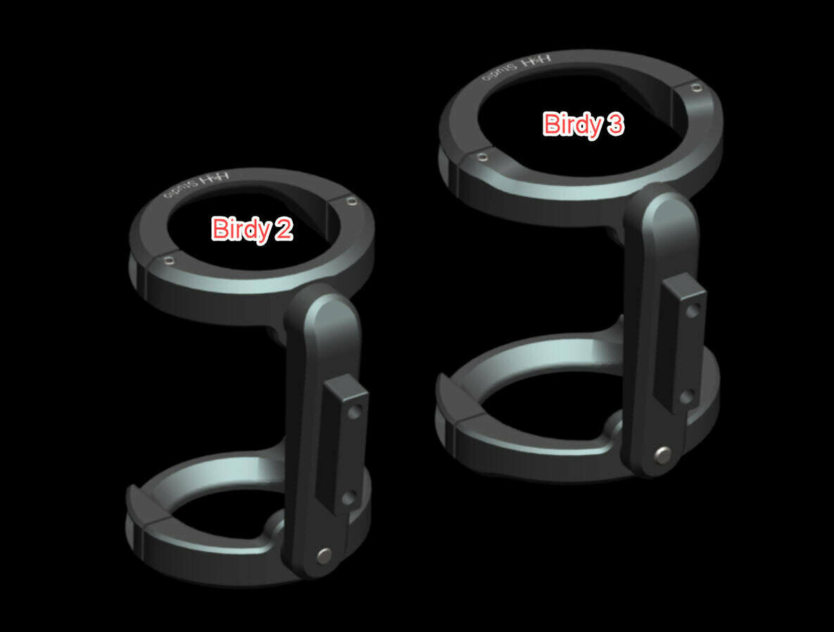Front Carrier Block Adapter For Birdy 3 to Brompton Bike