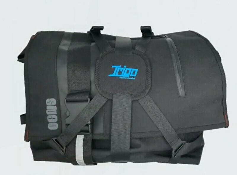 ANYBAG rack with buckled straps for Almost Any Bag on Brompton (TRIGO)