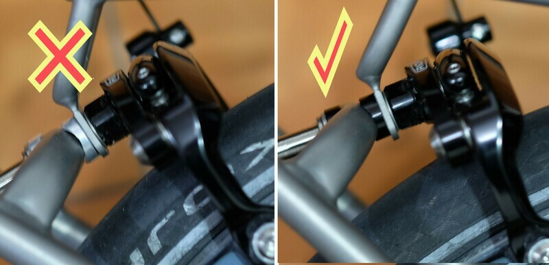 Brompton Curvature corrected perfect match CNC Caliper brake sets Spacers (H&amp;H)