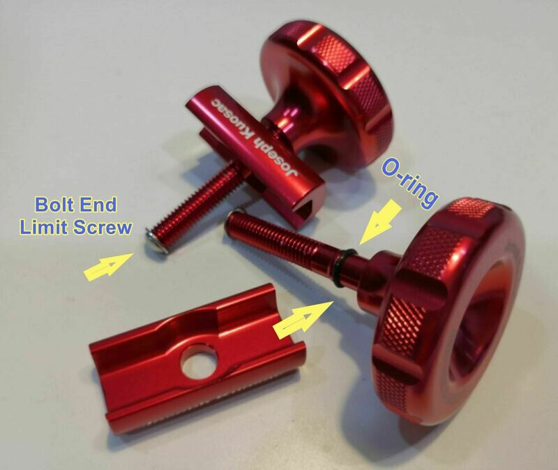 Knob type hinge clamp set for Brompton (Joseph Kuosac)