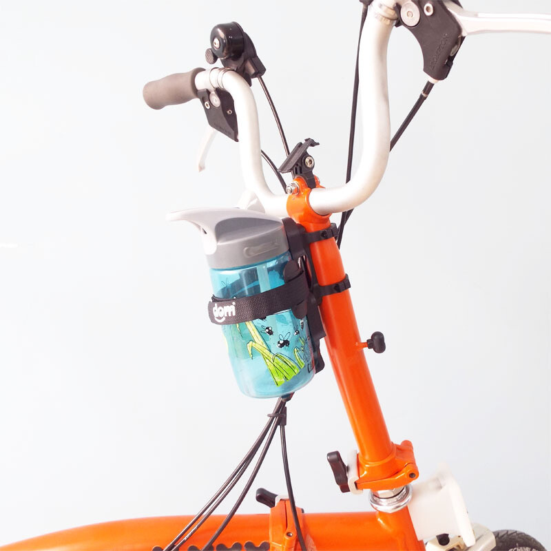 Brompton / Birdy Duo-Grips Water Bottle Cage Adapter Lightweight on Stem Head Tube (Trigo)