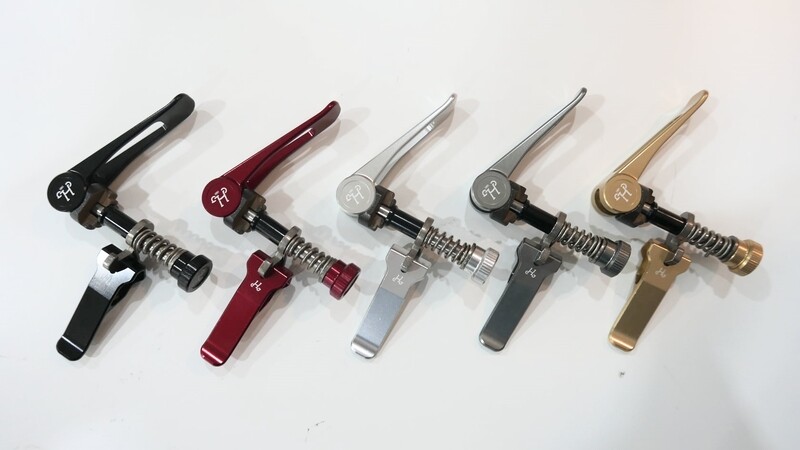-29g For Brompton CNC Machined QR Seatpost Clamp ID3 CHPT 3 Inspired / Frame hook + Titanium Spring included (H&amp;H)