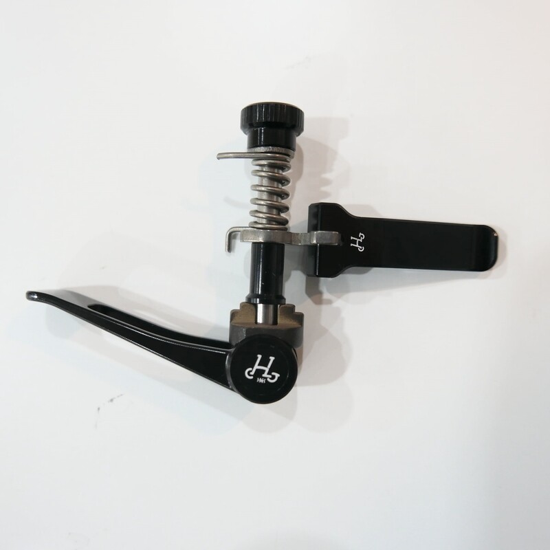 -29g For Brompton CNC Machined QR Seatpost Clamp ID3 CHPT 3 Inspired / Frame hook + Titanium Spring included (H&amp;H)