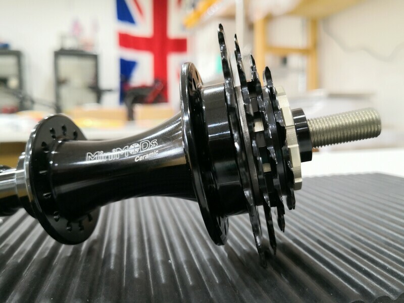 4 Speed Rear Hub for CLine Brompton with Ceramic Bearing 28 Holes (MiniMODs)