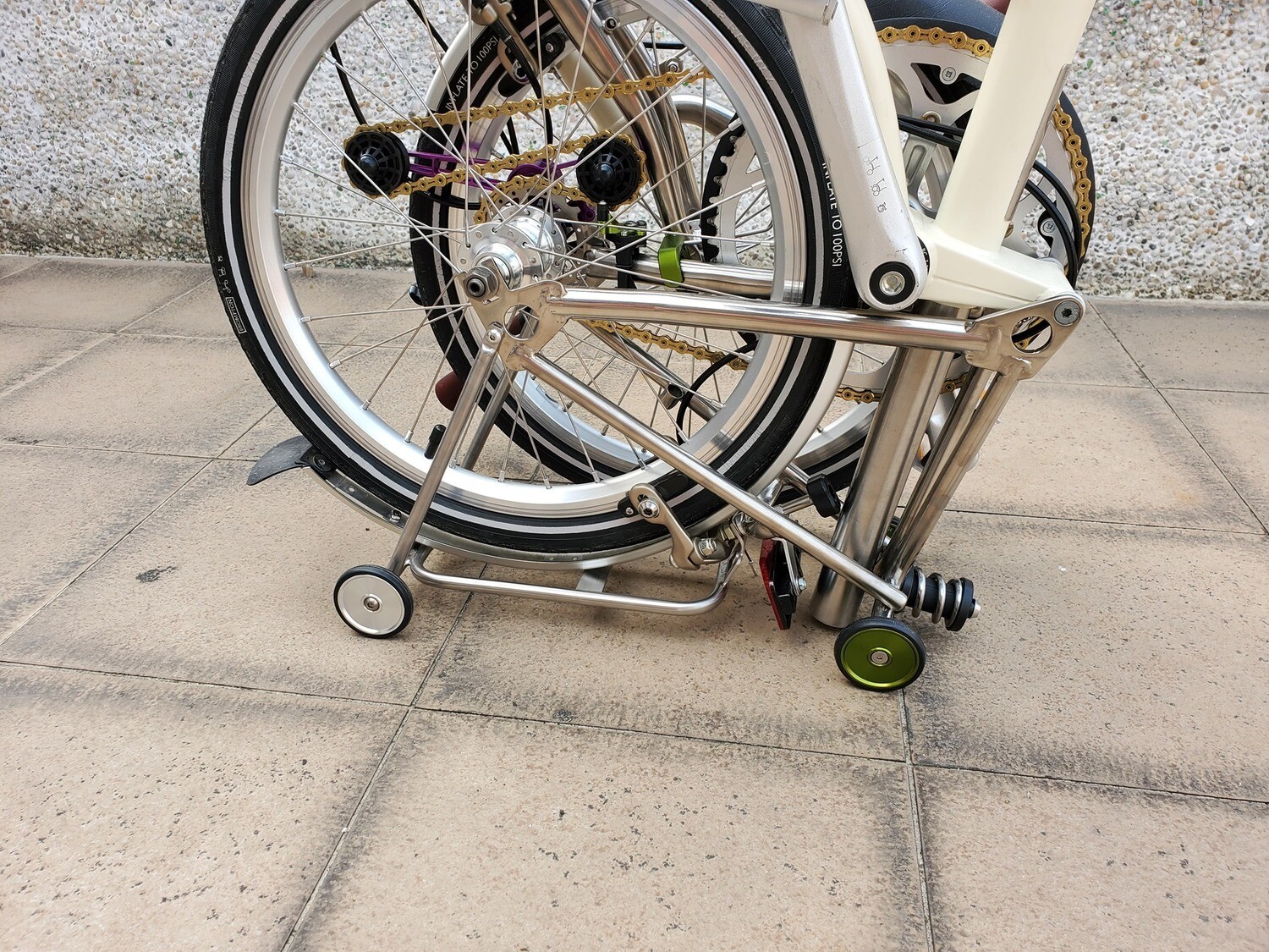 H&H Titanium mini Rear Rack Q Type for Brompton – TITANIUM BIKE