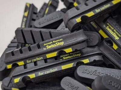 Brompton Racing Carbon Fiber Wheelset gC38C 349 WheelSet w SwissStop brake pads  (Joseph Kuosac)