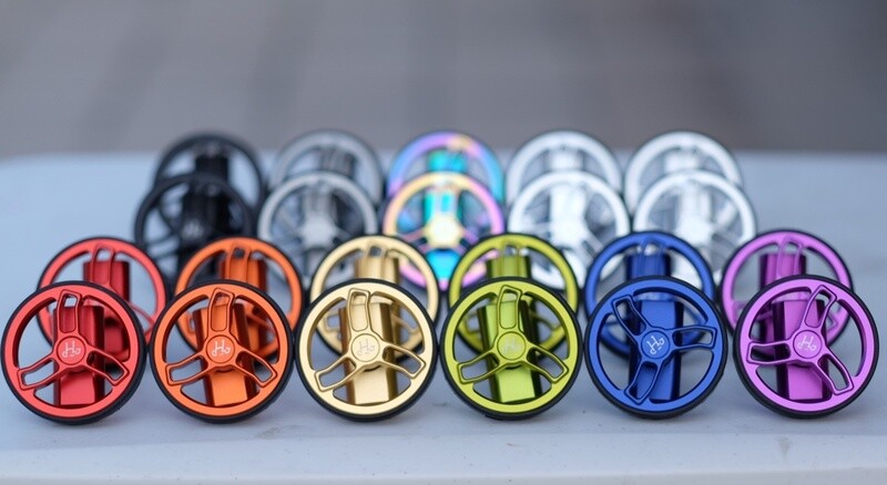 Brompton No Spring Hinge Clamp Set ID4 / Matching EZwheel Pattern (H&amp;H)