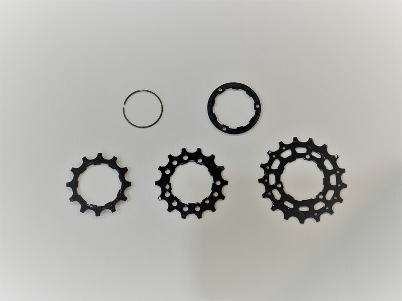 Brompton 2 to 3 Speed Sprocket Cog Thumb Shifter Kit (MiniMODs x Sturmey Archer)