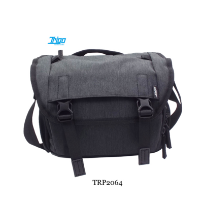 Brompton Duo bottle compartments Mid size Shoulder carry front Camera Outing Bag w Rack (TRIGO)