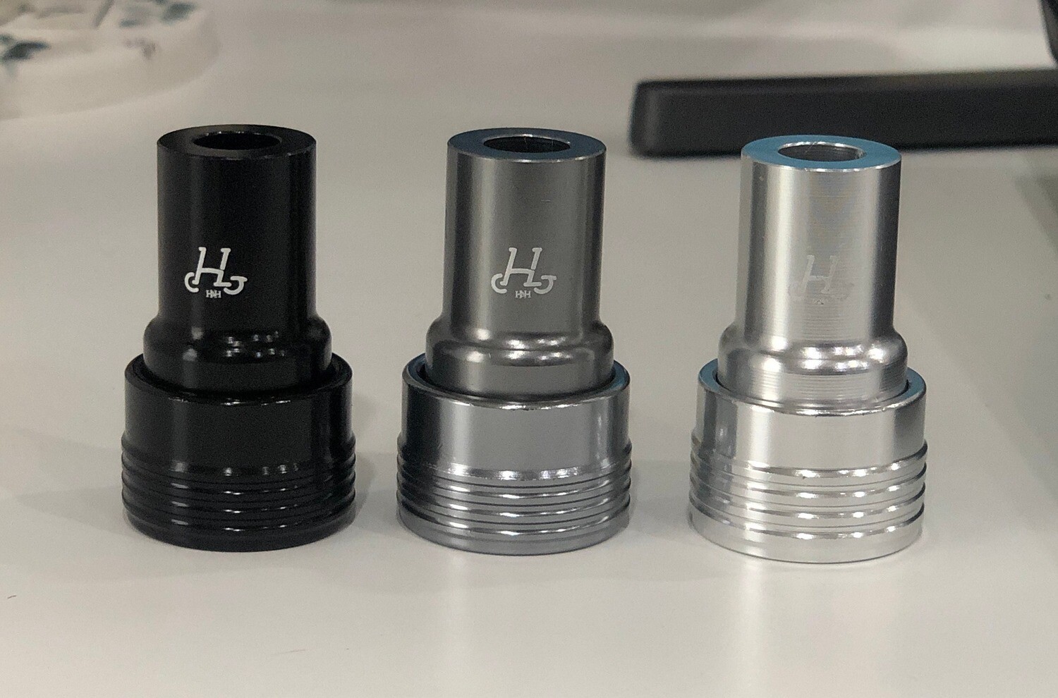 Pedal Holder for Titanium Spindle Left Detachable Pedal (H&H) Front