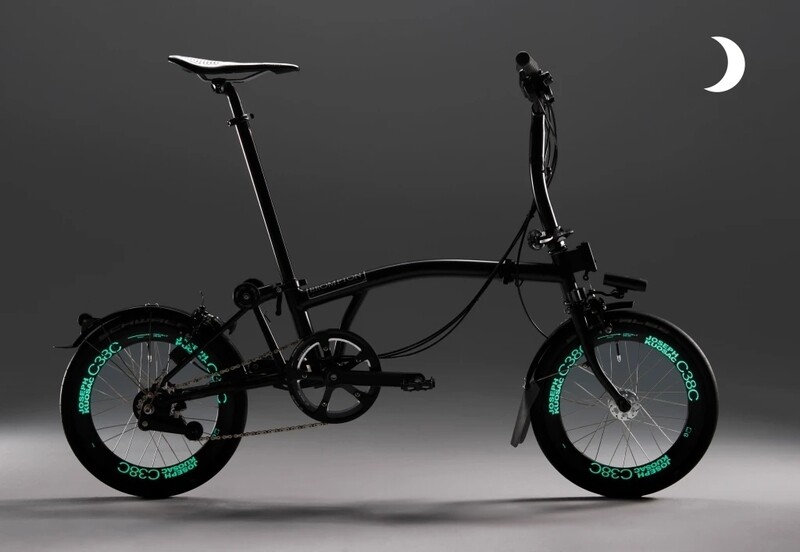 Brompton Racing Carbon Fiber Wheelset C38C Midnight Glow Edition WheelSet (Joseph Kuosac)