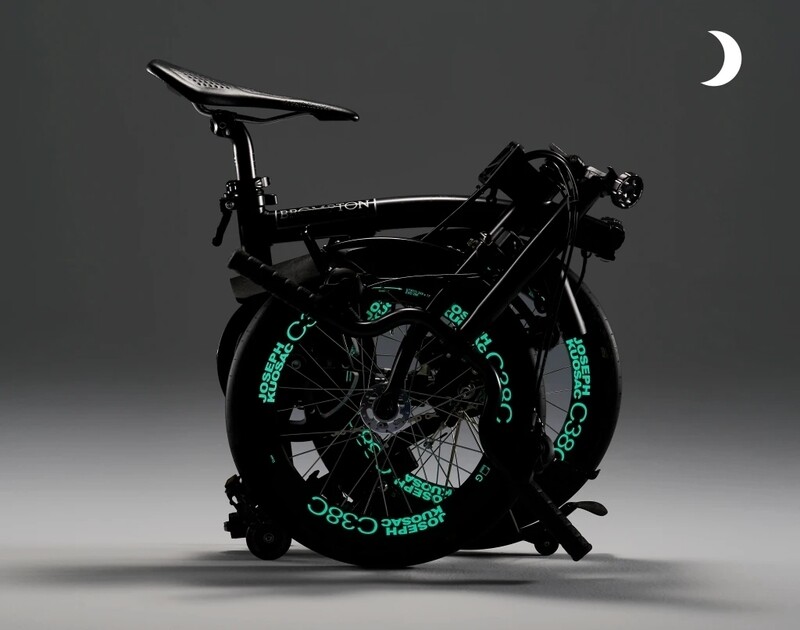 Brompton Racing Carbon Fiber Wheelset C38C Midnight Glow Edition WheelSet (Joseph Kuosac)