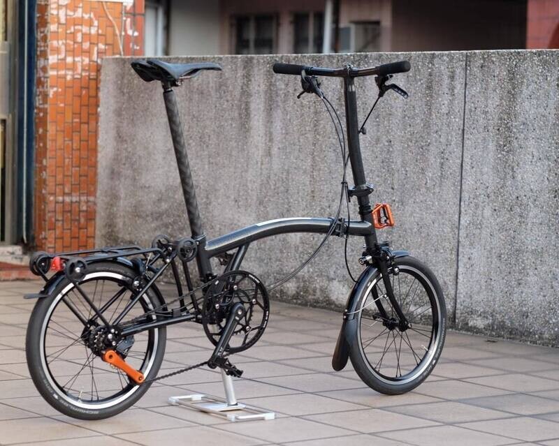 Aluminum for Brompton NoKICK Show Stand V2 Light Weight Tube Hollow Platform (H&amp;H)
