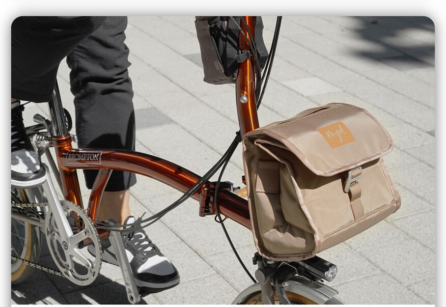 Brompton Day Bag sizes Expandable Front Bag (Niyol) Water Proof