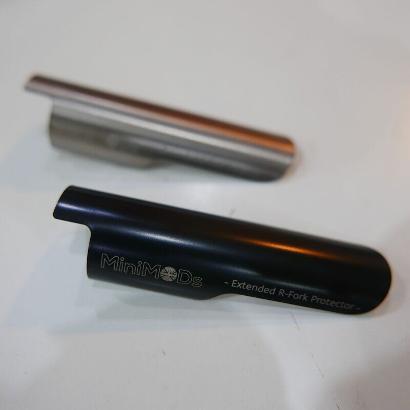 Rear Triangle Titanium Frame Guard Protector from Axle Hook or Chain Scratches (MiniMODs)