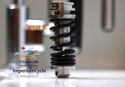 Birdy G5 Plus Hydraulic front suspension shock Titanium Japanese Limited Firmness Adjustable (ImperiumCycle)