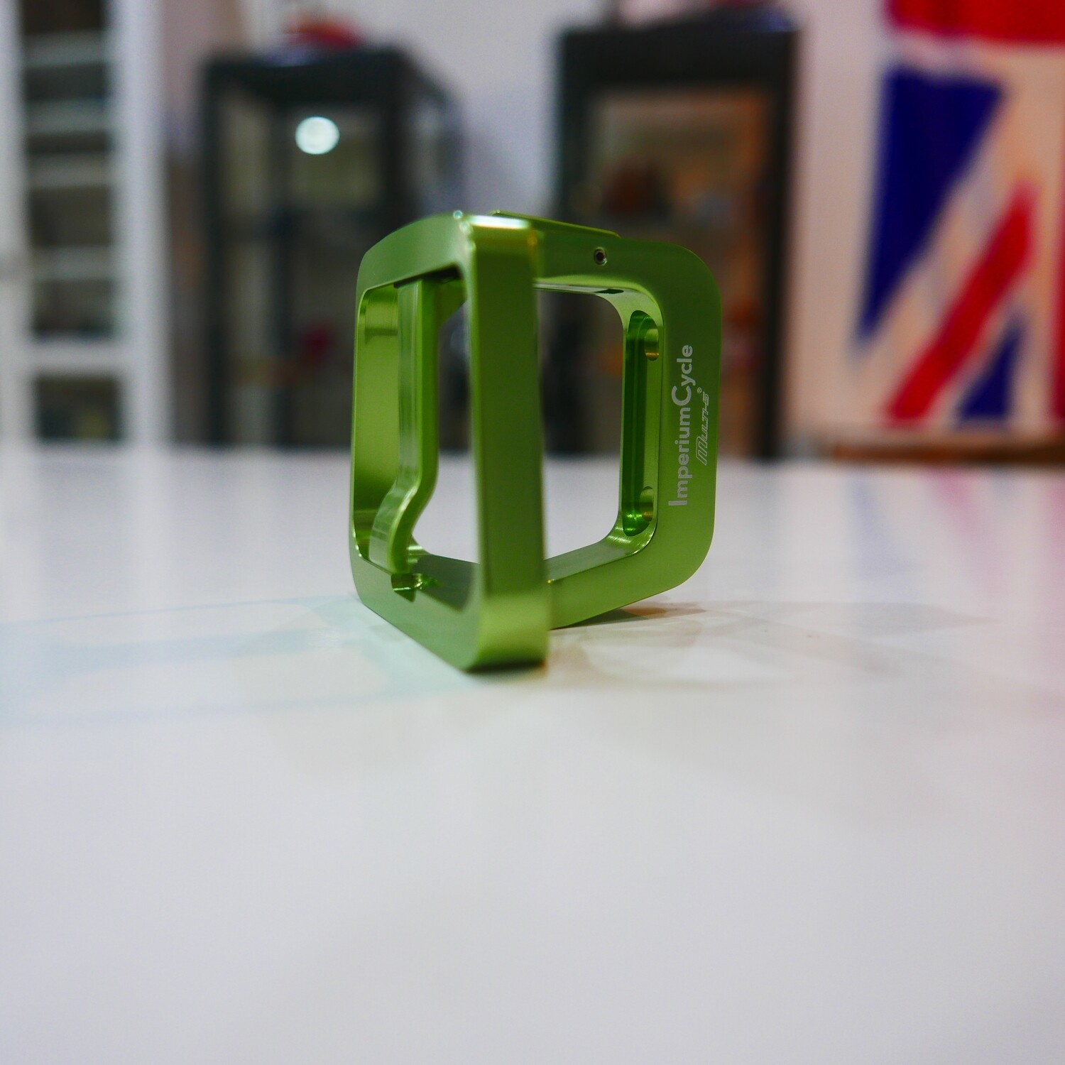 Push Down Release Unibody CNC Electroplated Front Carrier Block for Brompton (MULTI-S) Full Colour Limited, Colour: NY Green