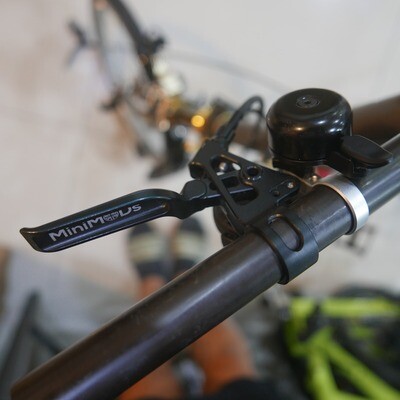 Brompton Stock Thumb Shifter &amp; Bell Adapter (MiniMODs)