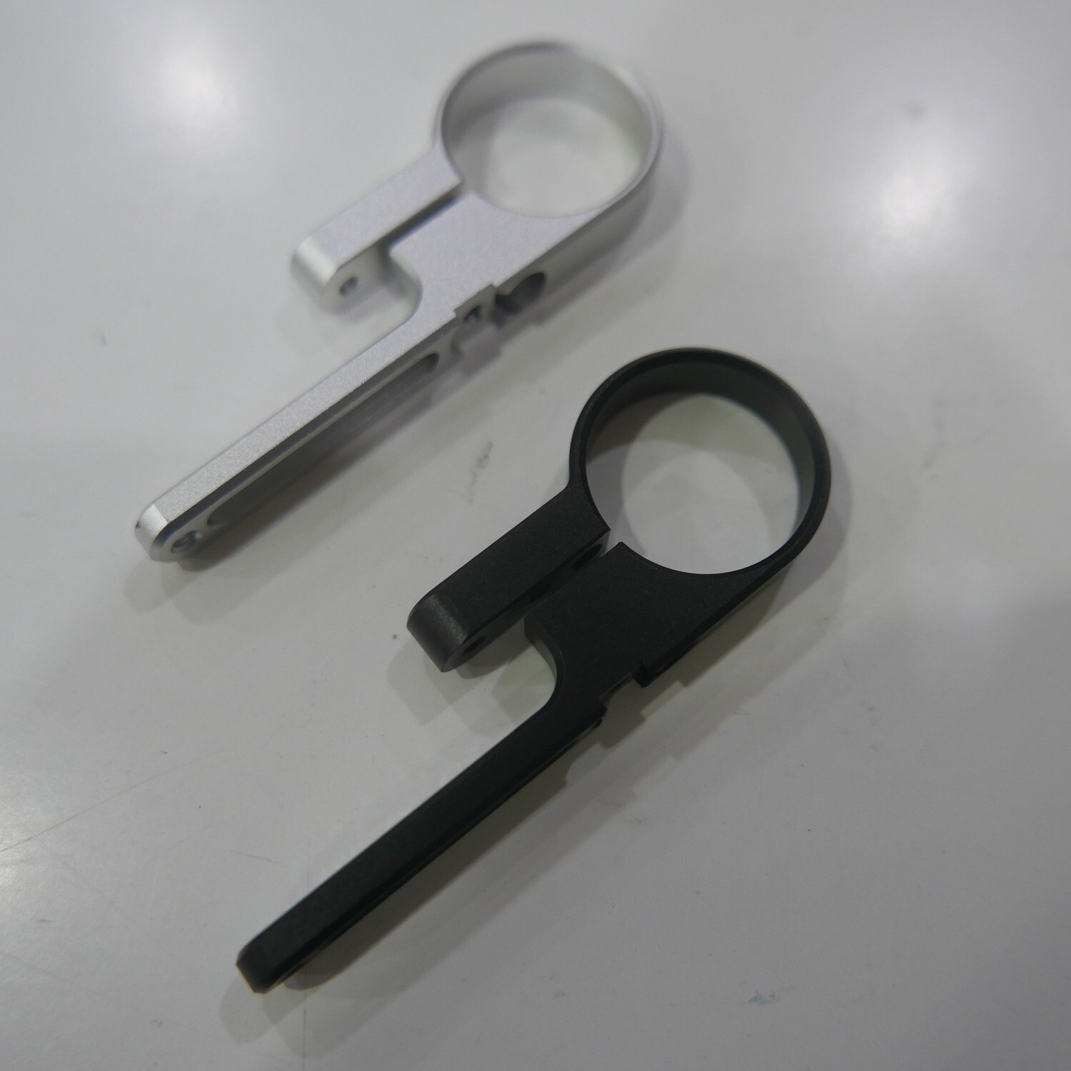 Brompton Stock Thumb Shifter &amp; Bell Adapter (MiniMODs), Color: Black