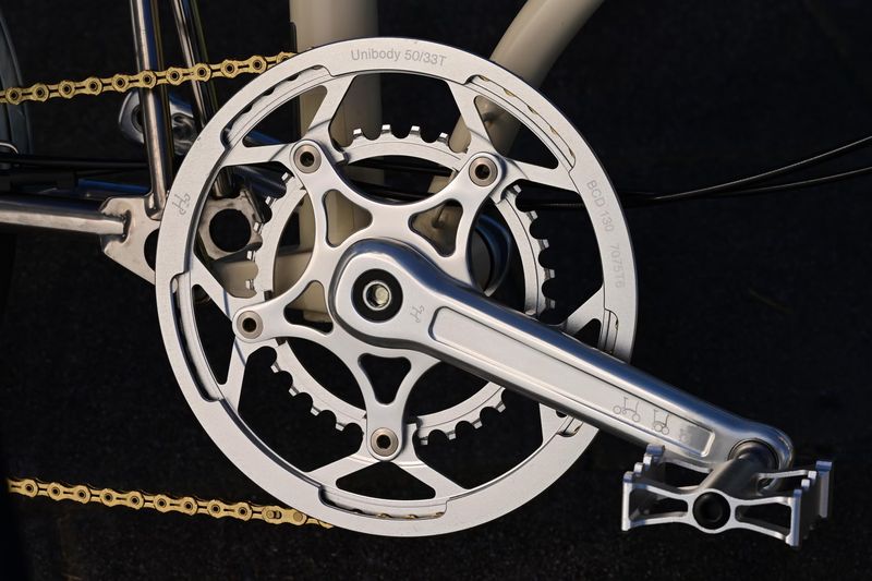 Duo Dual Chainring for Brompton (H&amp;H) 54(50)/33T BCD130