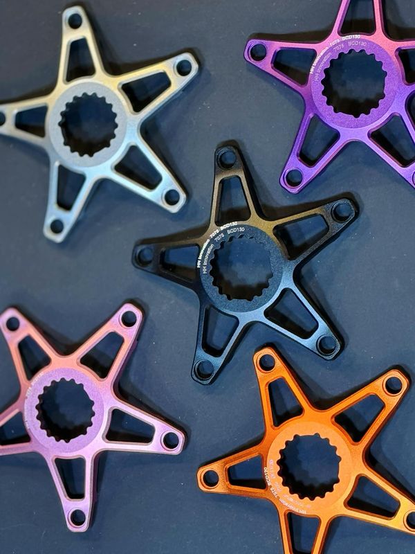 For Brompton T Line Spider 5 arms Direct Mount BCD 130 Spec Chainring (H&amp;H)