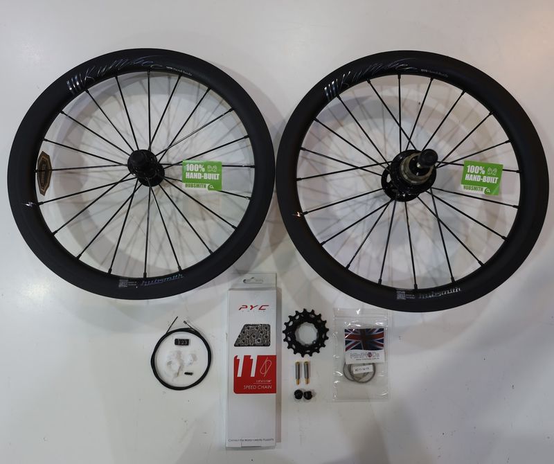 Brompton 2S to 3S WheelSet Upgrade (Hubsmith X MiniMODs)