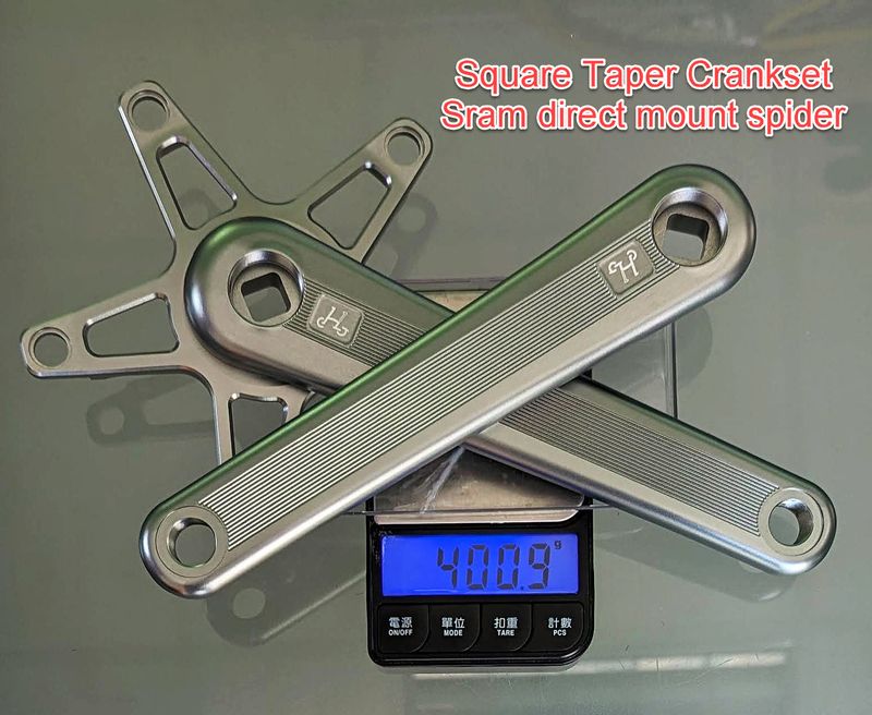Square Taper Crank Set for Stock Brompton Bottom Bracket Chainring (H&amp;H)