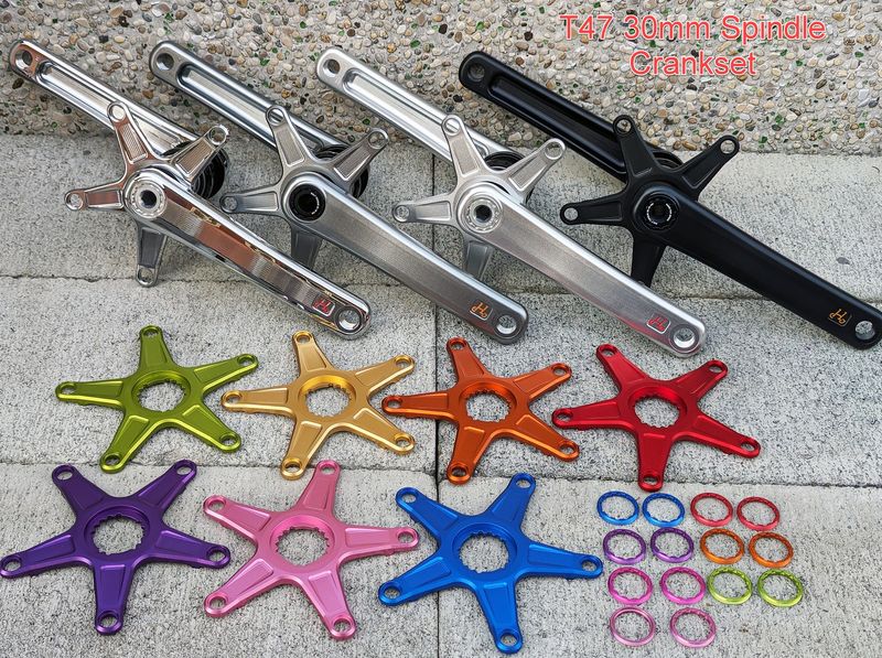 T47 Crank Set for Stock Bottom Bracket Chainring (H&amp;H)