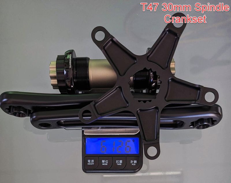 T47 Crank Set for Stock Bottom Bracket Chainring (H&amp;H)