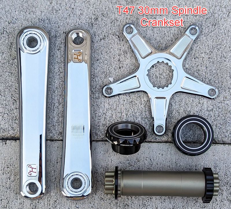 T47 Crank Set for Stock Bottom Bracket Chainring (H&amp;H)
