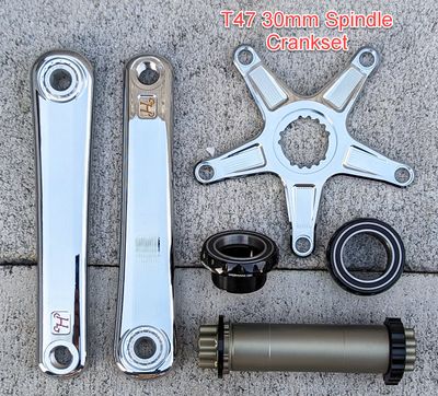 T47 Crank Set for Stock Bottom Bracket Chainring (H&amp;H)