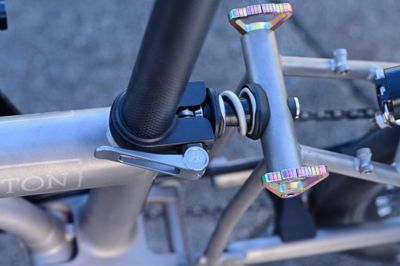 QR Seatpost Clamp ID3 For Brompton T Line CHPT 3 Inspired / Frame hook included (H&amp;H)