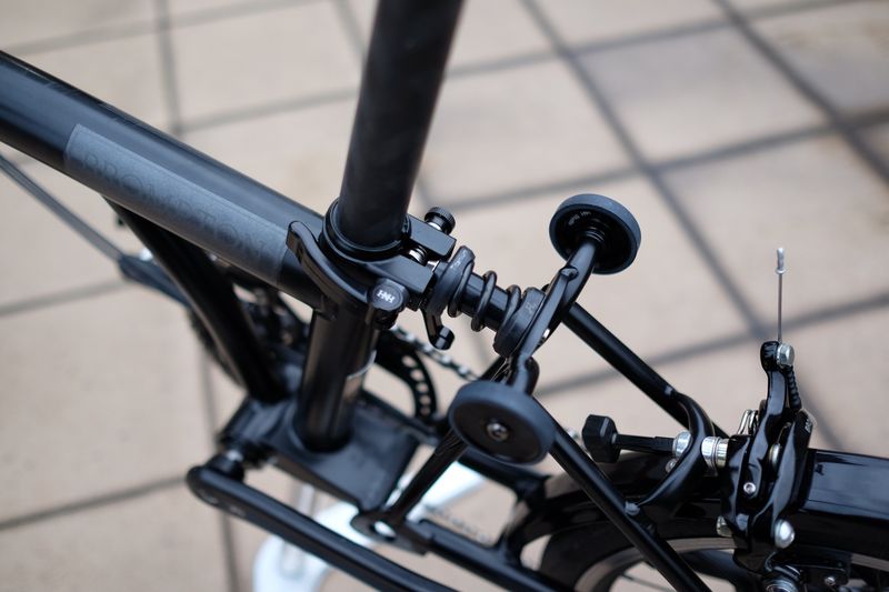 Brompton titanium round spring rear shock suspension ID2 (H&amp;H)