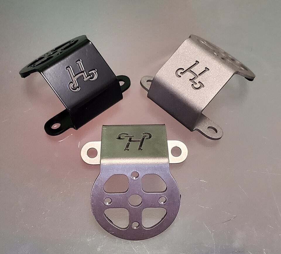 Brompton Computer Garmin GPS Mount (H&amp;H), Color: Silver, Brommie Model: T Line (Titanium)