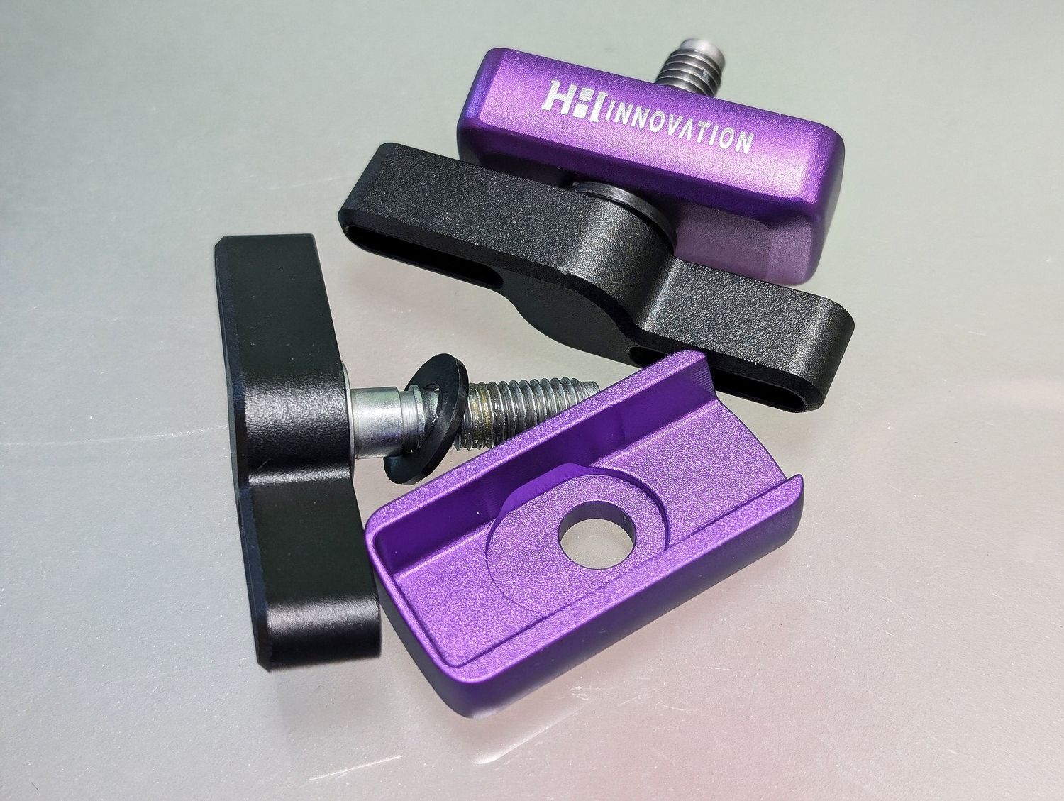 Aluminum Hinge Clamp Plate Pair Set for Brompton T Line (H&amp;H)