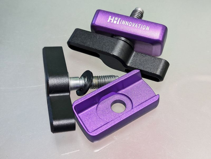 Aluminum Hinge Clamp Plate Pair Set for Brompton T Line (H&amp;H)