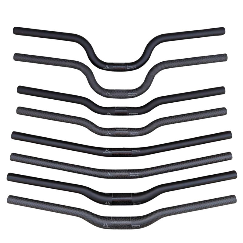 Brompton Carbon Fiber Ergonomic Riser M / Low rise / S type Handlebar (H&amp;H)